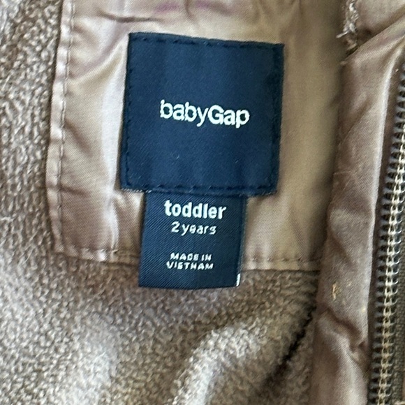 Baby Gap Warmest Down Puffer Jacket- Fleece Lined, Toddler 2. Dusty Rose, Hooded - Picture 10 of 11